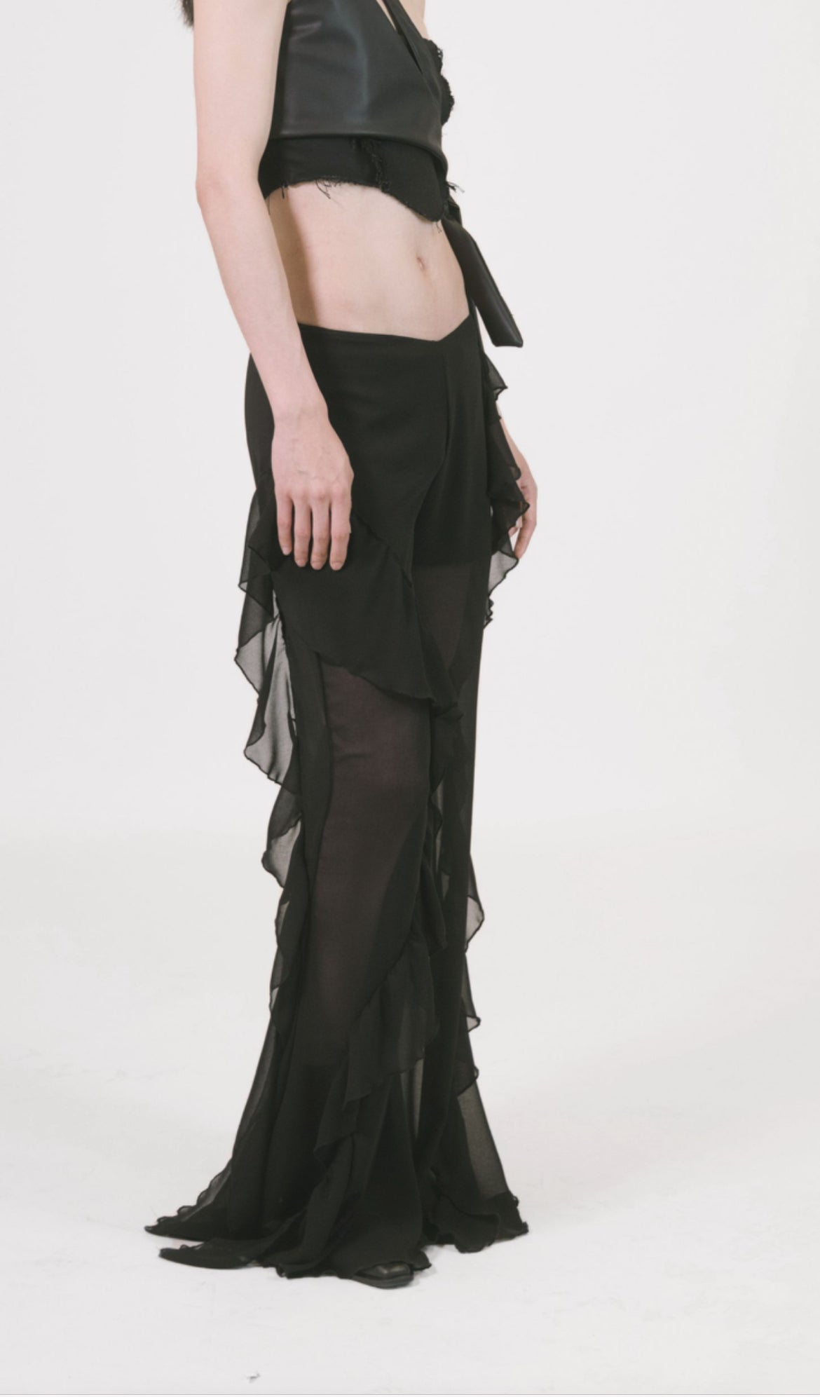 FLUIRE PANTALONI CHIFFON