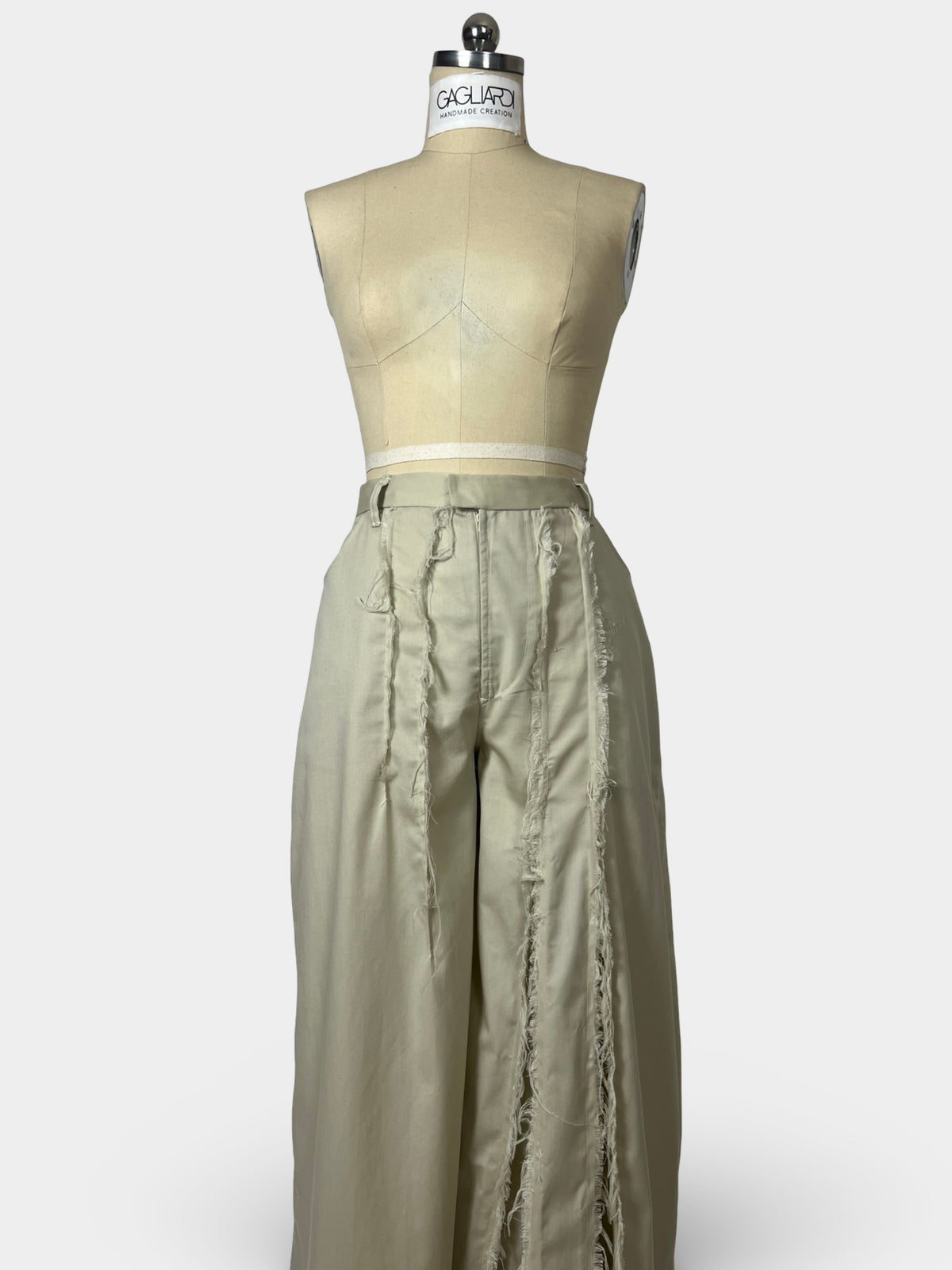 AISHA-asymmetric handmade pants